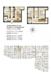 APARTAMENT NOU Mihai Bravu 4 camere la pretul de 728 Eurompu, TVA inclus