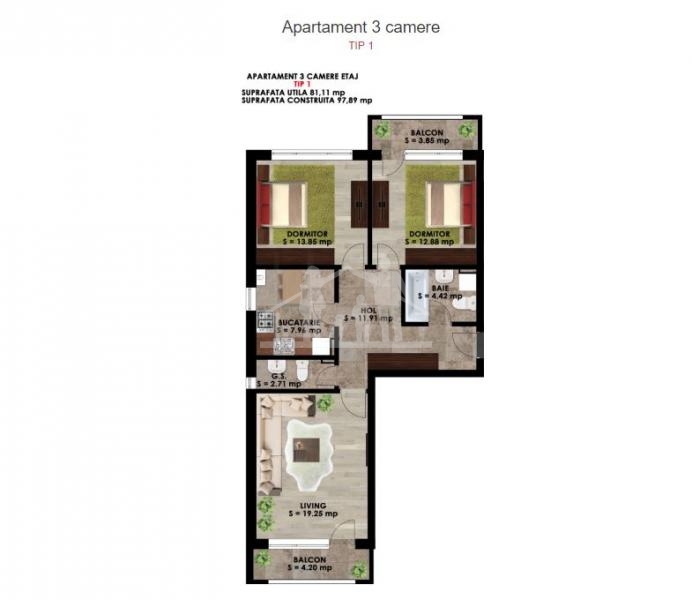 Apartamente Noi de Vanzare - New Concept Residence Magurele 2 - 7