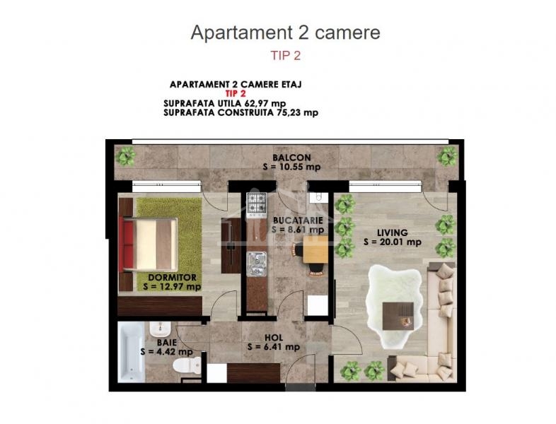Apartamente Noi de Vanzare - New Concept Residence Magurele 2 - 11