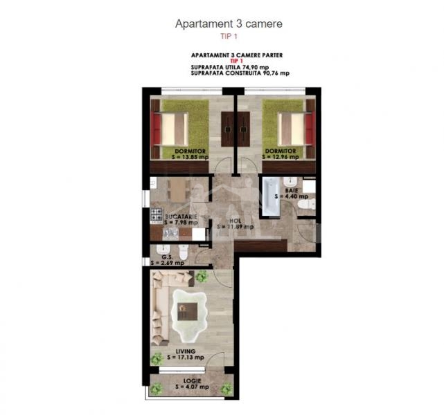 Apartamente Noi de Vanzare - New Concept Residence Magurele 2 - 18